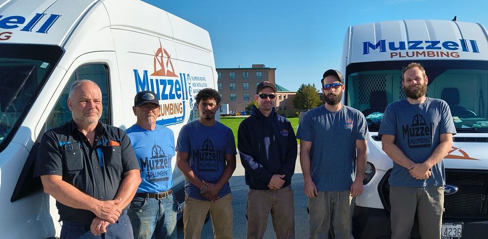 Muzzell Plumbing team of licensed plumbers in Owen Sound, Ontario